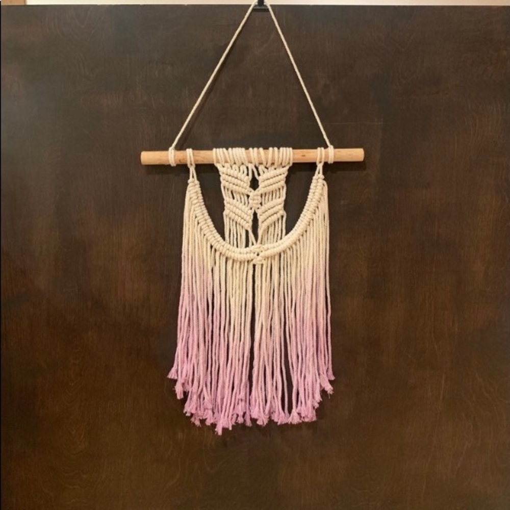 Purple Ombré Macrame